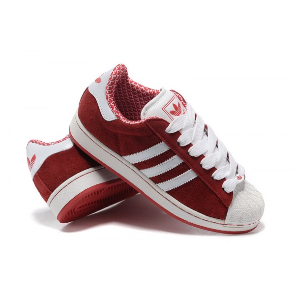 basket superstar rouge femme